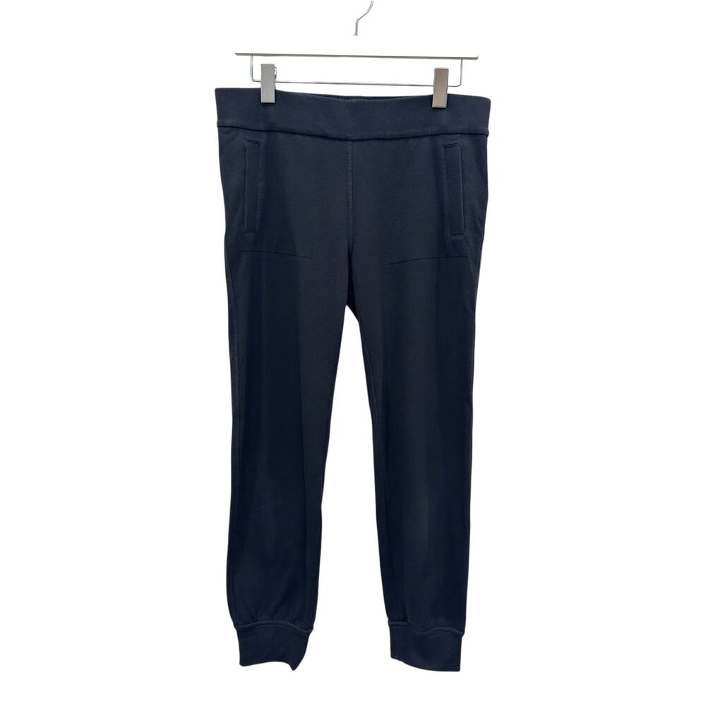 Norma Kamali Sweats Joggers Black Size Small Sweatpants Tapered Lounge Cozy